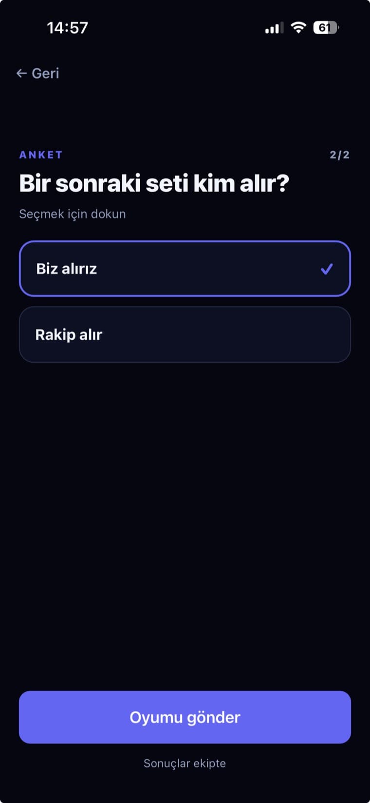 Telefonda anket oylaması
