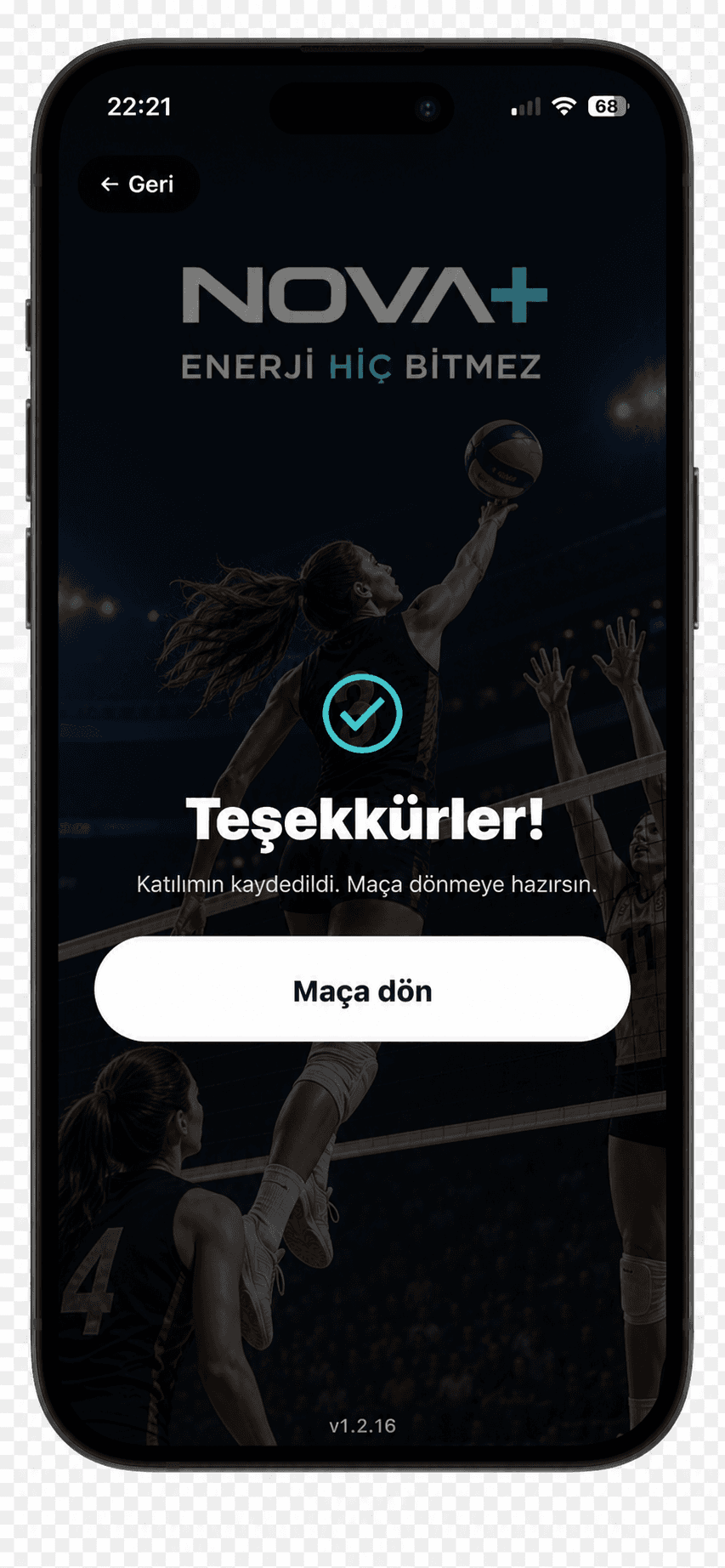 Trivia tamamlanma ekranı