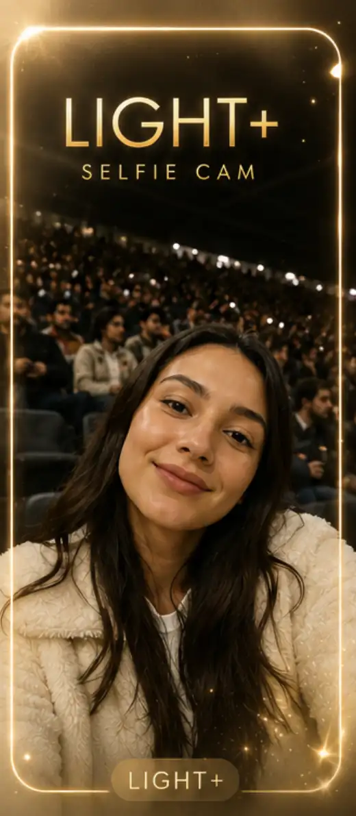 Light+ Selfie Cam tribün görseli